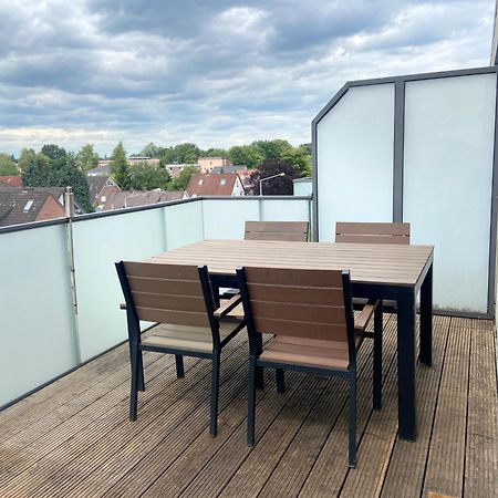 올덴부르크 Micasa Ol - Modernes Penthouse - Stellplatz - Kueche - Wlan - Dachterrasse 아파트 외부 사진
