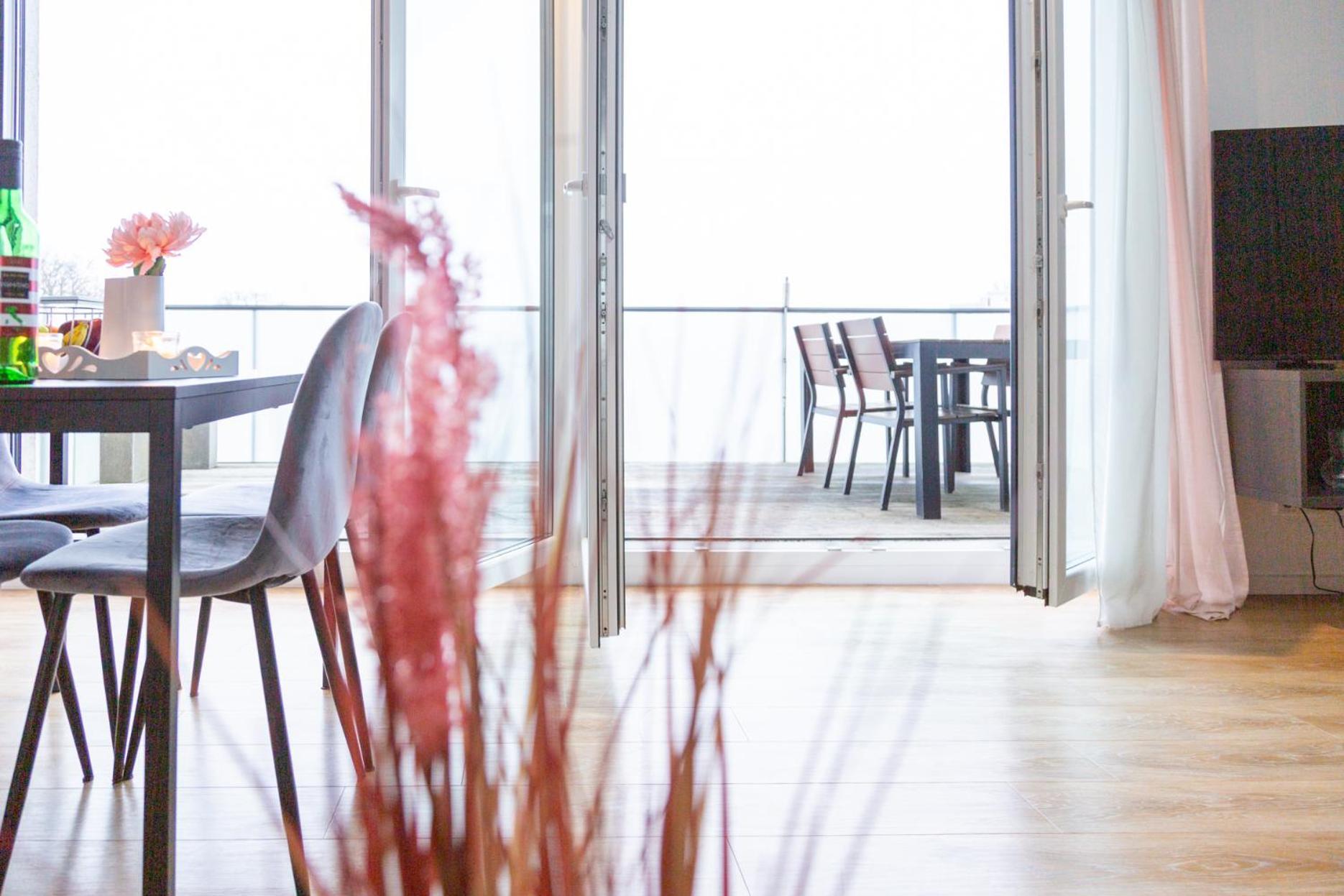 올덴부르크 Micasa Ol - Modernes Penthouse - Stellplatz - Kueche - Wlan - Dachterrasse 아파트 외부 사진